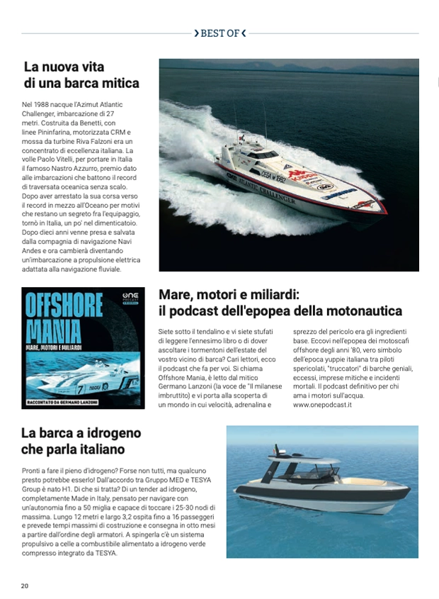 articolo di giornale su progetto h1