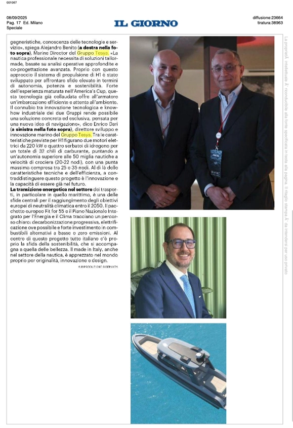 articolo di giornale su h1